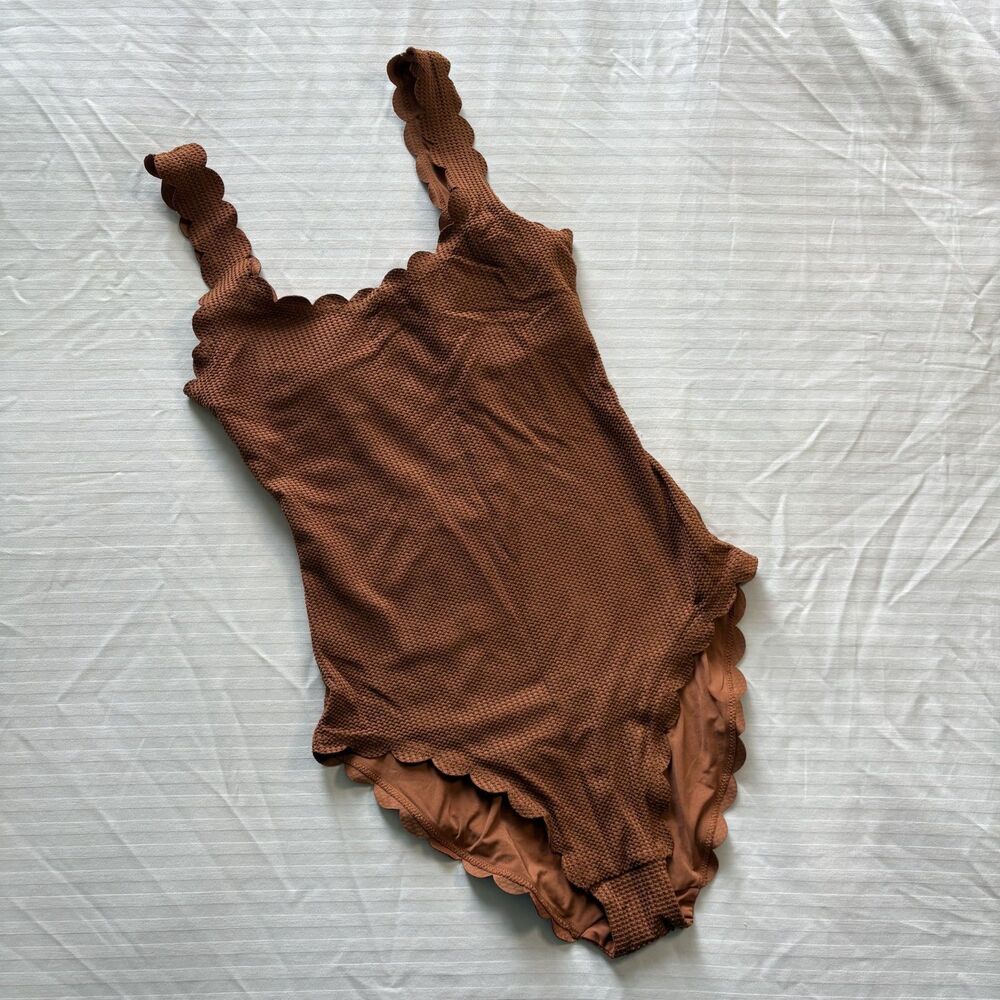 Aerie Scalloped One-Piece Swim Suit